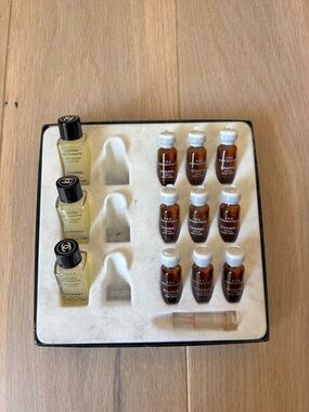 CHANEL Skincare Serum & Lotion Set Vintage Lotion and F.R.E. Concentrate